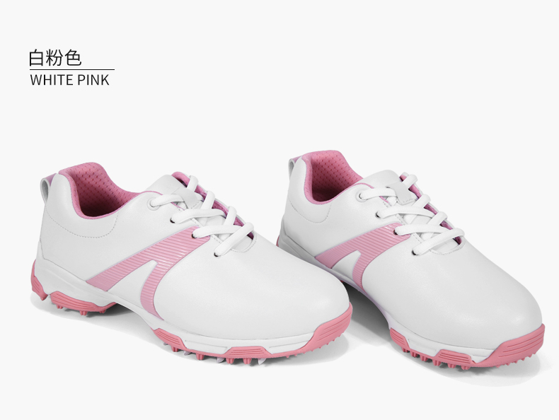 PGM 2021新儿童高尔夫球鞋男童球鞋女童青少年防水鞋子专利防侧滑