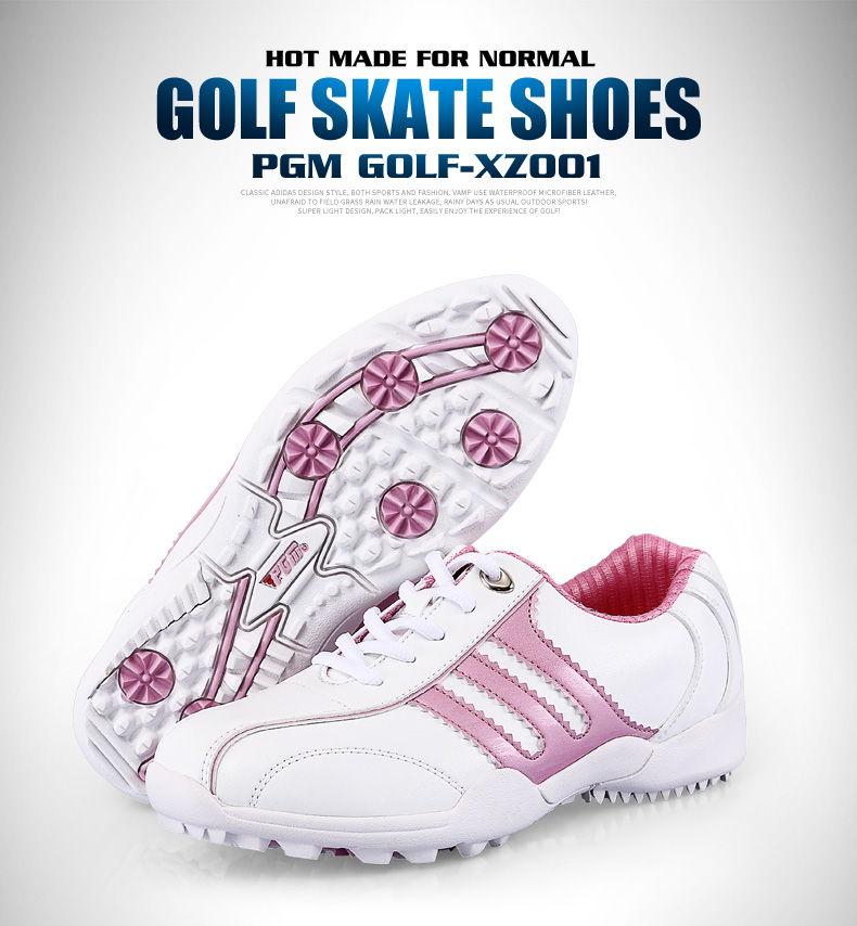 PGM儿童高尔夫球鞋男童女童鞋子4色可选小朋友超喜欢青少年运动鞋
