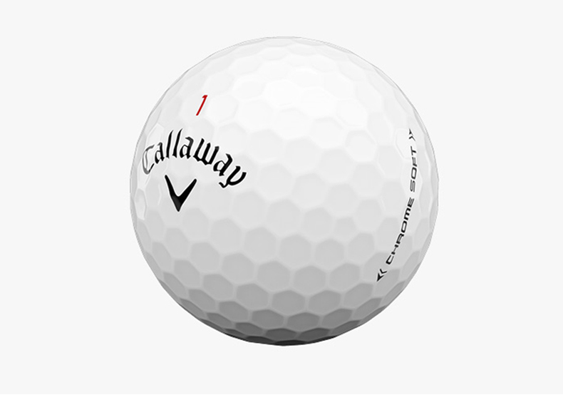 Callaway卡拉威官方高尔夫球全新CHROME SOFT白色高尔夫四层球