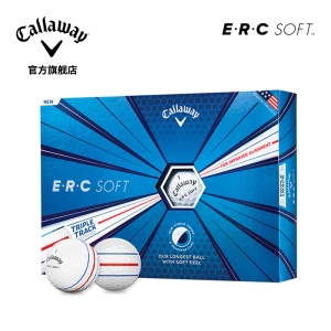 Callaway卡拉威官方高尔夫球全新ERC SOFT三轨道瞄准线高尔夫球