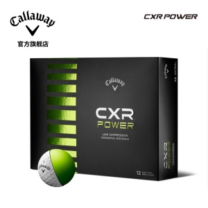 Callaway卡拉威高尔夫球全新CXR POWER远距高尔夫球两层球