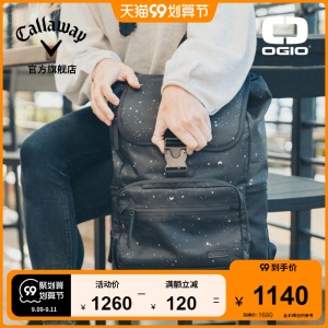 callaway【OGIO】全新女士多功能双肩包笔记本专用口袋拉链设计