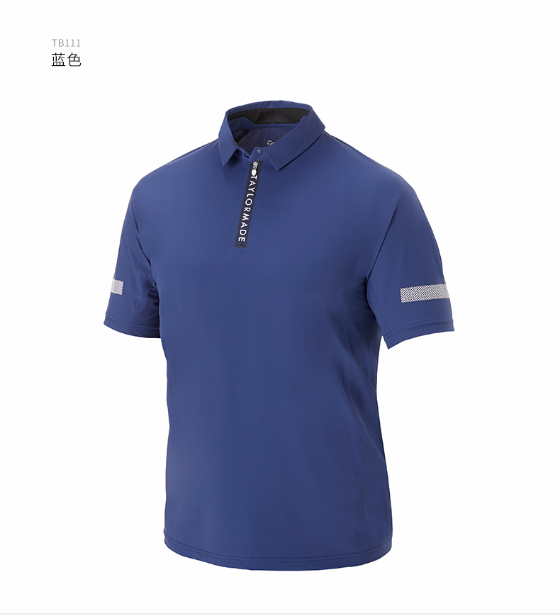 TaylorMade泰勒梅高尔夫服装新款男士短袖T恤休闲golf透气Polo衫