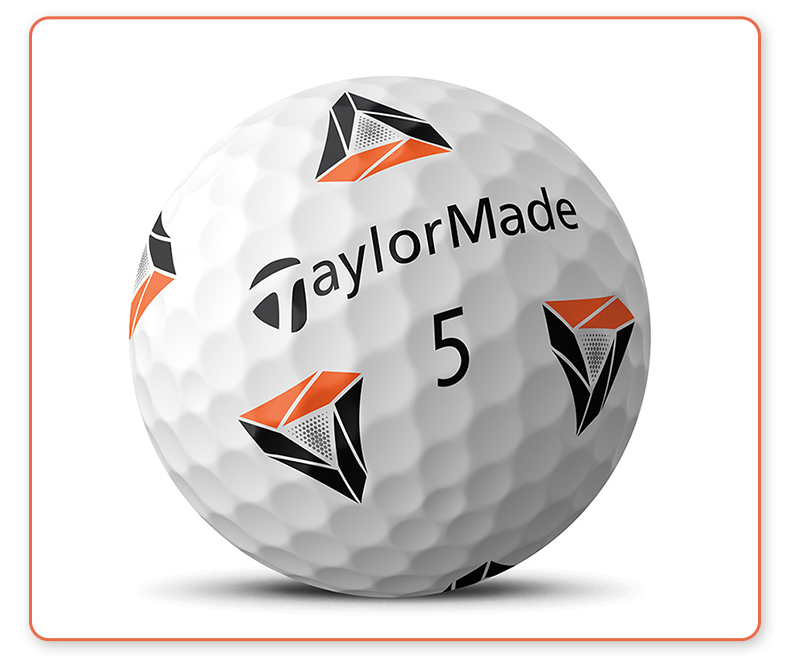 TaylorMade泰勒梅高尔夫球TP5 TP5X福勒golf五层球练习球比赛球