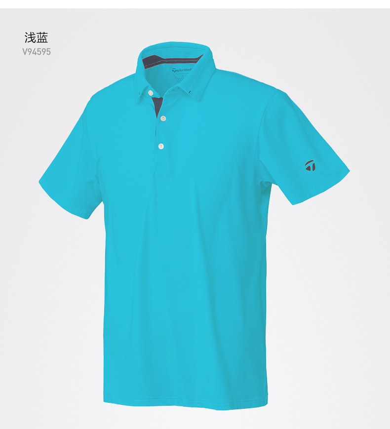TaylorMade泰勒梅高尔夫男士短袖透气运动夏季POLO衫golf团购款