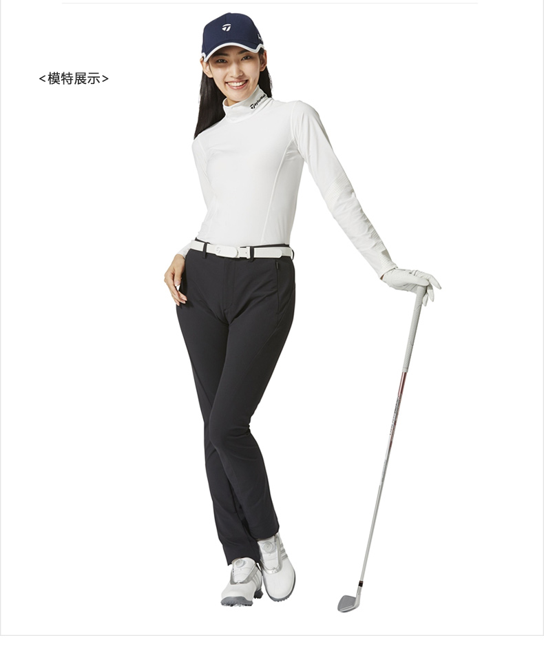 TaylorMade泰勒梅高尔夫服装女士紧身衣打底衫golf内搭高领春夏