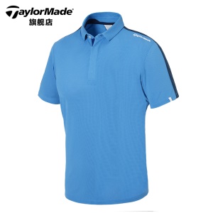 TaylorMade泰勒梅高尔夫服装男士运动T恤golf夏休闲短袖衣服