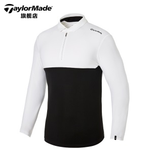 TaylorMade泰勒梅高尔夫春夏服装男士长袖T恤golf运动休闲POLO衫