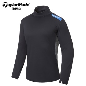 TaylorMade泰勒梅高尔夫春季服装长袖上衣golf打底衫男士运动服