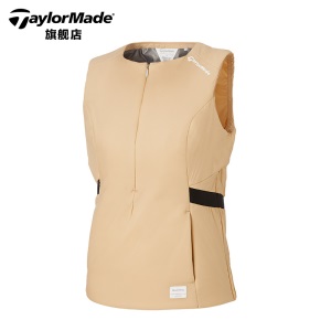 TaylorMade泰勒梅高尔夫服装女士秋冬防风无袖保暖马甲golf衣服