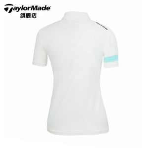 TaylorMade泰勒梅高尔夫服装女士新款运动透气短袖POLO衫团购款