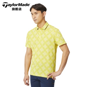 TaylorMade泰勒梅高尔夫服装男士新款透气短袖T恤POLO衫golf衣服