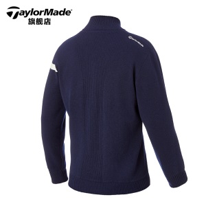 TaylorMade泰勒梅高尔夫服装男士针织开衫春季休闲运动外套golf