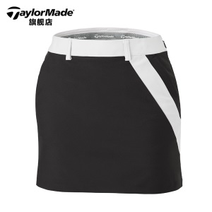 TaylorMade泰勒梅高尔夫服装女士修身半身裙golf运动弹力高腰短裙