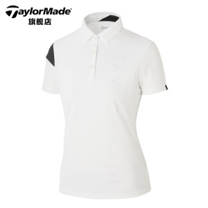 TaylorMade泰勒梅高尔夫服装女士新款透气舒适短袖T恤golf POLO衫
