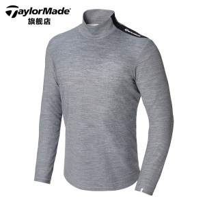 TaylorMade泰勒梅高尔夫服装男装长袖T恤上衣运动休闲春季衣服