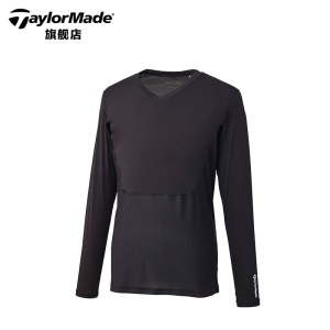 TaylorMade泰勒梅高尔夫服装男士长袖内衣衣服紧身衣打底舒适夏季