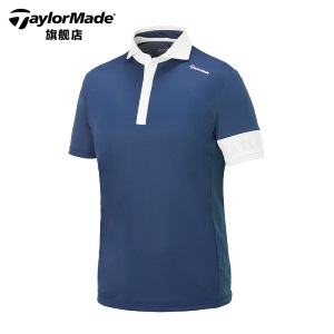 TaylorMade泰勒梅高尔夫服装新款男士运动透气时尚golf短袖POLO衫