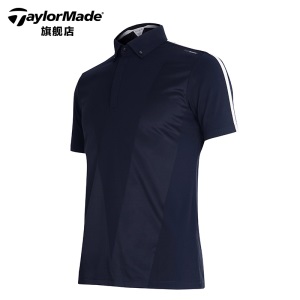 TaylorMade泰勒梅高尔夫服装男士透气运动舒适短袖T恤POLO衫衣服