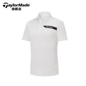 TaylorMade泰勒梅高尔夫新款男士T恤运动短袖透气时尚golf 服装