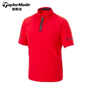 TaylorMade泰勒梅高尔夫服装新款男士短袖T恤休闲golf透气Polo衫