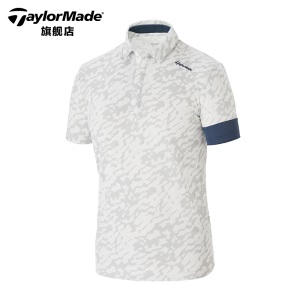 TaylorMade泰勒梅高尔夫服装新款男士运动透气短袖POLO衫golf T恤