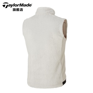 TaylorMade泰勒梅高尔夫服装男士秋冬新款防风运动保暖抓绒背心