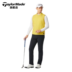 TaylorMade泰勒梅高尔夫服装男士运动防风保暖马甲无袖golf背心
