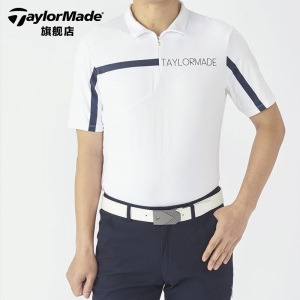 TaylorMade泰勒梅高尔夫衣服男士短袖T恤POLO衫运动透气潮流服装