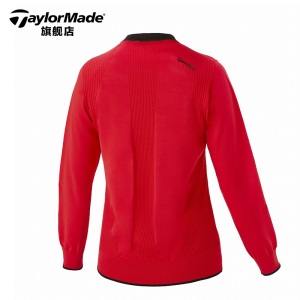 TaylorMade泰勒梅高尔夫服装新款春女士针织衫长袖T恤衫户外运动