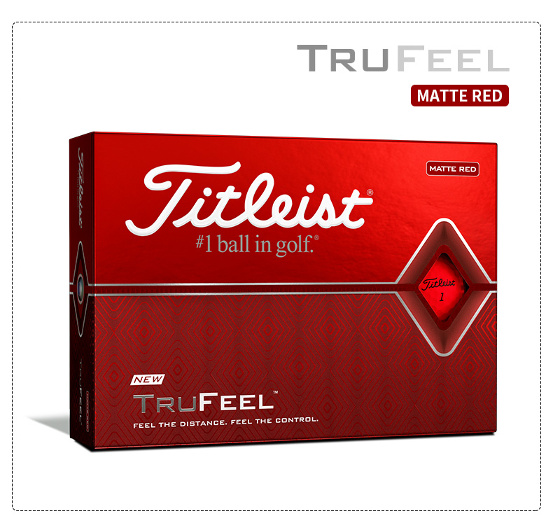 Titleist高尔夫球 TruFeel 球 Titleist所有球款中柔软手感款