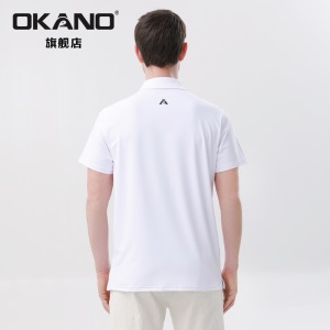 OKANO/冈野高尔夫男装 22年夏季运动短袖T恤男速干Polo衫翻领修身
