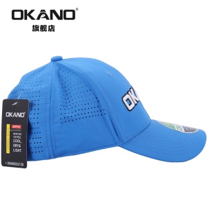 OKANO 2022新品冈野高尔夫球帽男女有顶帽遮阳吸汗内里可调节大小