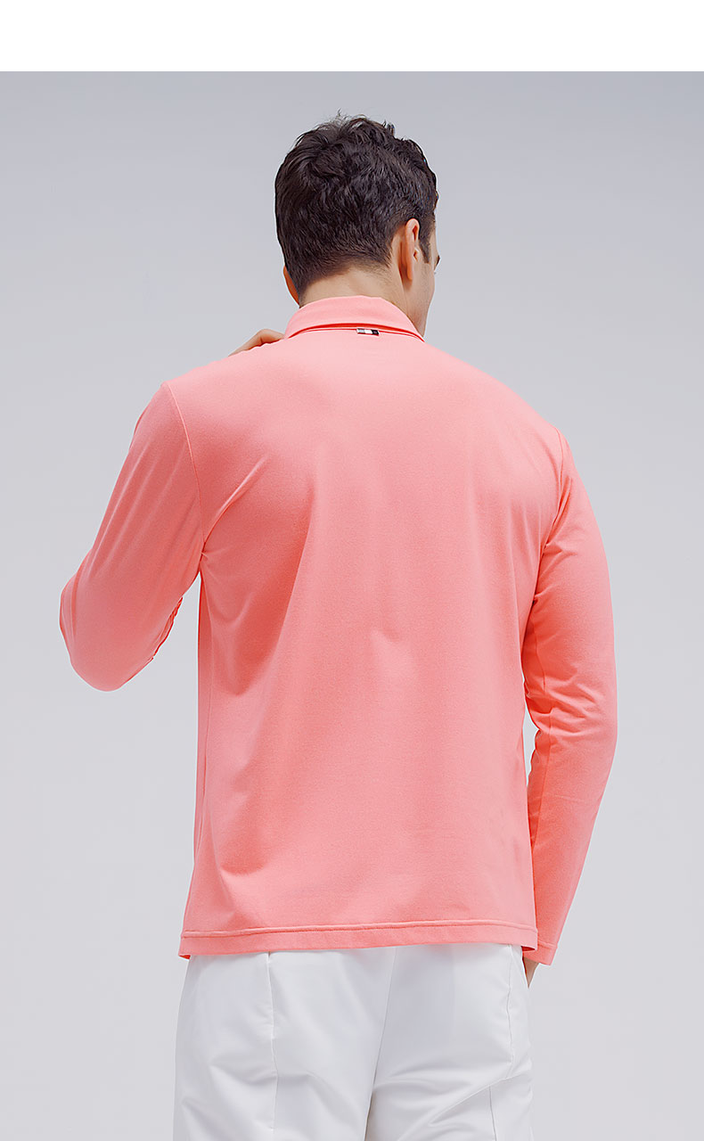 HONMA2021新款高尔夫男子长袖polo T恤简约设计经典版型