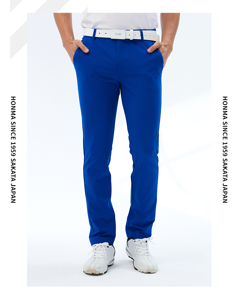 HONMA新款高尔夫男子长裤立体版型简约风格干爽透气