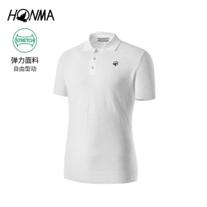 HONMA新款高尔夫男子短袖poloT恤纯棉清凉透气