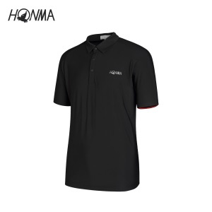 HONMA新款高尔夫男子POLO衫T恤意大利进口面料防晒透气