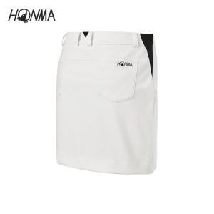 HONMA2021新款高尔夫女子短裙侧边斜开叉双层织法四面拉伸弹力
