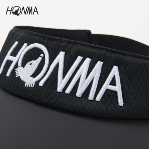HONMA新款高尔夫男子帽子空心帽导湿透气不遮挡视野弹力绑带