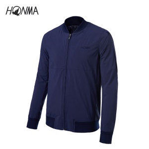 HONMA2021新款高尔夫男子夹克时尚棒球领设计防水薄膜科技面料