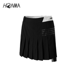 HONMA2021新款高尔夫女子短裙百褶裙摆哑光面料柔软舒适防泼水