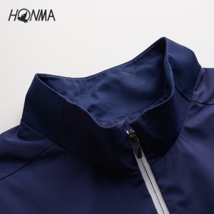 HONMA2021新款高尔夫男子马甲背心梭织透气舒适防泼水运动时尚