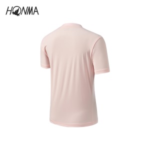 HONMA2021新款高尔夫男子短袖POLO衫T恤领口两粒扣搭配透气舒适夏