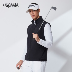 HONMA新款高尔夫男子背心弹力意大利进口面料防晒抗紫外线