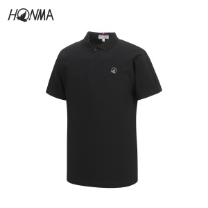 HONMA新款高尔夫男子POLO衫T恤提花面料柔软垂顺快燥百搭