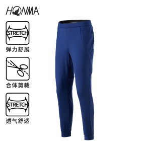 HONMA新款高尔夫男子长裤空气层面料合体剪裁透气舒适弹力