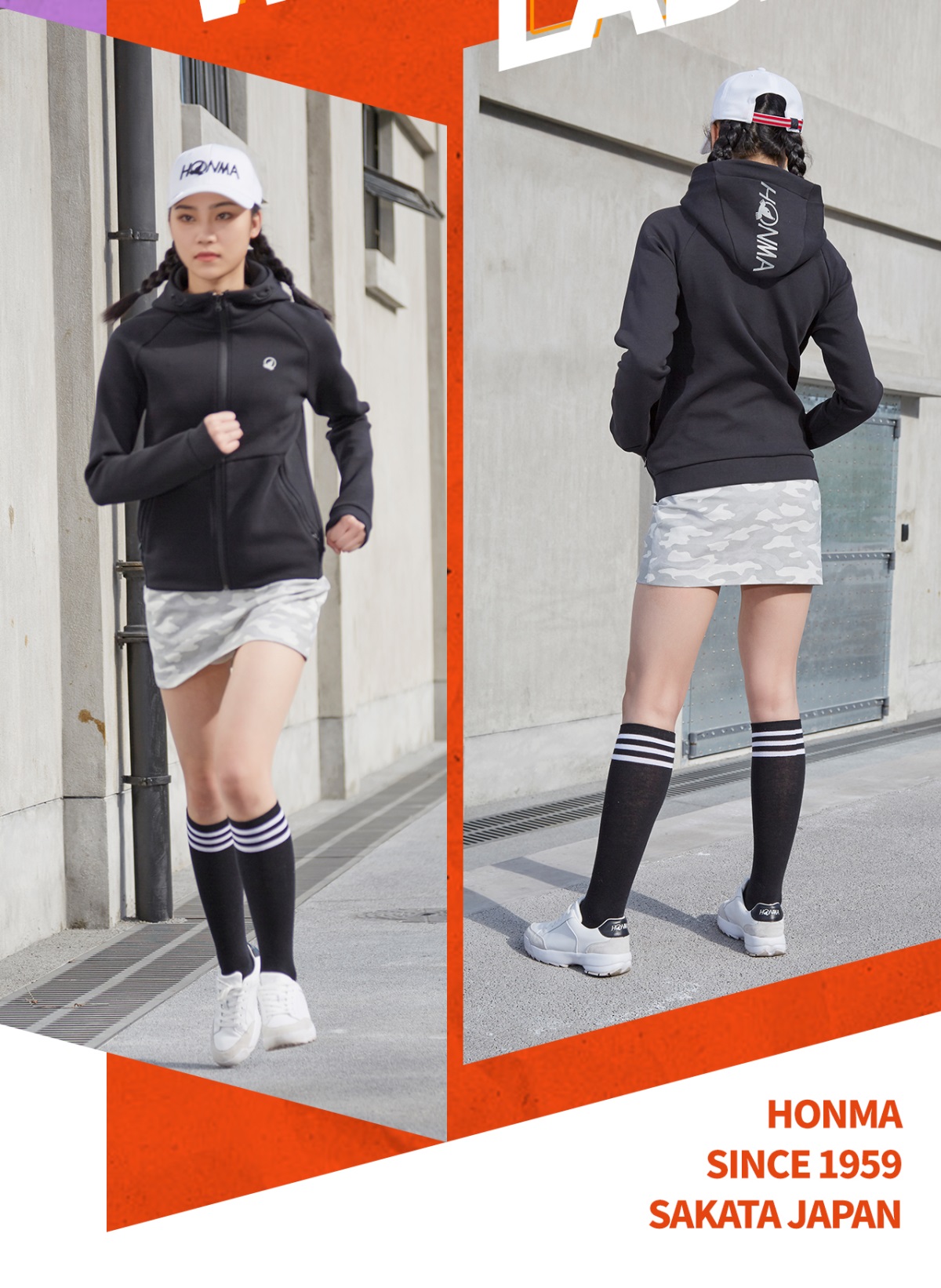HONMA新款高尔夫女子夹克外套空气层面料弹力舒适挺括透气