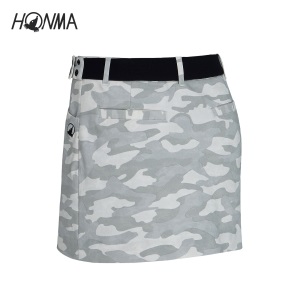 HONMA新款高尔夫女子短裙日本进口面料轻盈透气弹力腰带