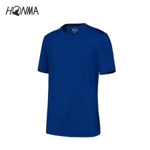 「主播同款推荐」HONMA新款高尔夫男女短袖防晒圆领修身弹力t恤衫