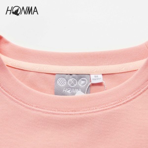 HONMA新款高尔夫女子卫衣套头衫双面针织修身剪裁质感面料